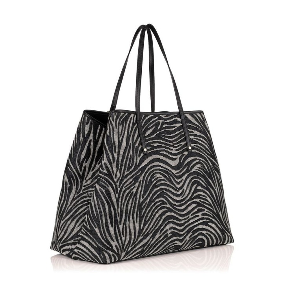Jimmy Choo sasha tote zebra print large
